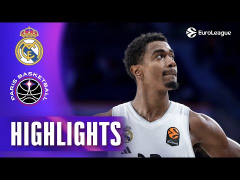 MILLIONTH pts scored by Maledon | Real Madrid - Paris Basketball  | R17 BASKETBALL HIGHLIGHTS 2025