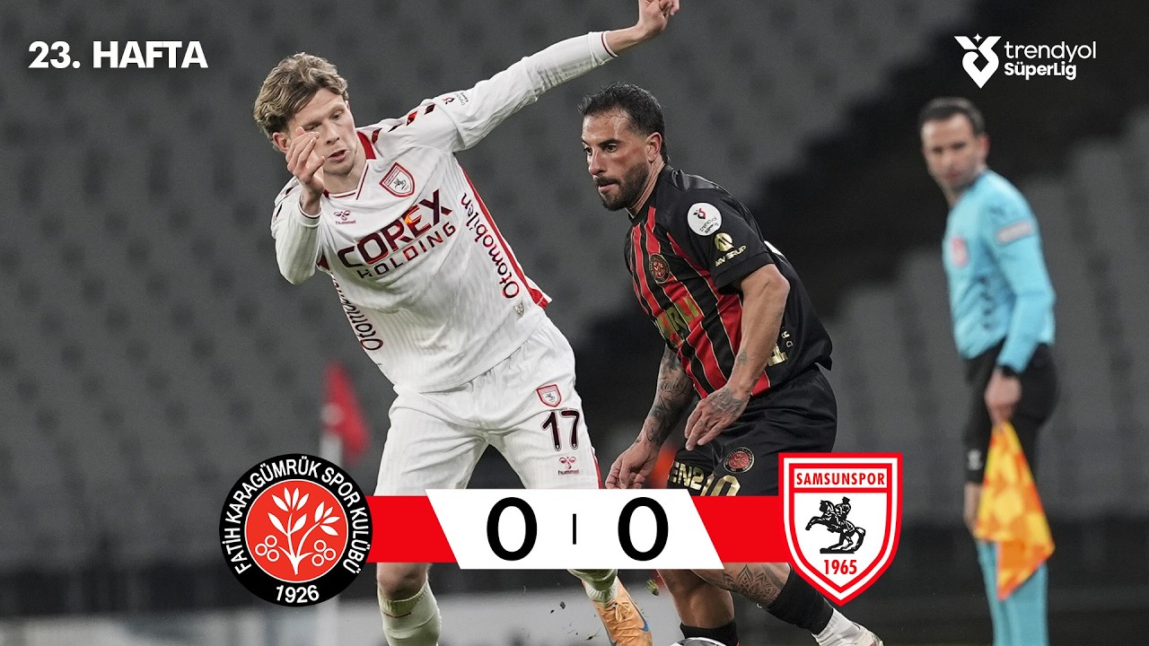 Fatih Karagümrük vs Samsunspor Highlights