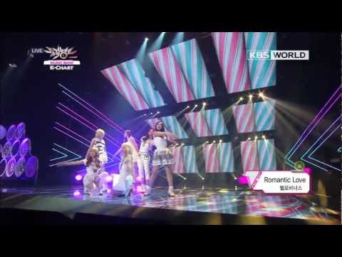 [Music Bank] HelloVenus - Romantic Love (2013.02.08)