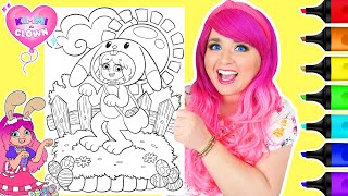 Coloring Kimmi The Clown Easter Coloring Book | Easter Bunny Coloring Page | Ohuhu Art Markers