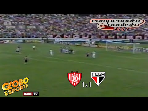 Paulistão 2007 - Noroeste 1x1 São Paulo
