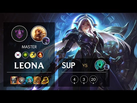 Leona Support vs Thresh - KR Master Patch 10.11