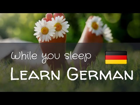 Deutsch lernen im Schlaf 2 ⭐⭐⭐⭐⭐ Deutsch lernen | Auf Deutsch die ersten Sätze lernen