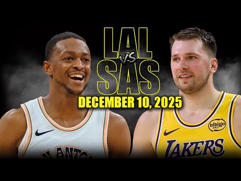 Los Angeles Lakers vs San Antonio Spurs Full Game Highlights – December 10, 2025 | NBA Season
