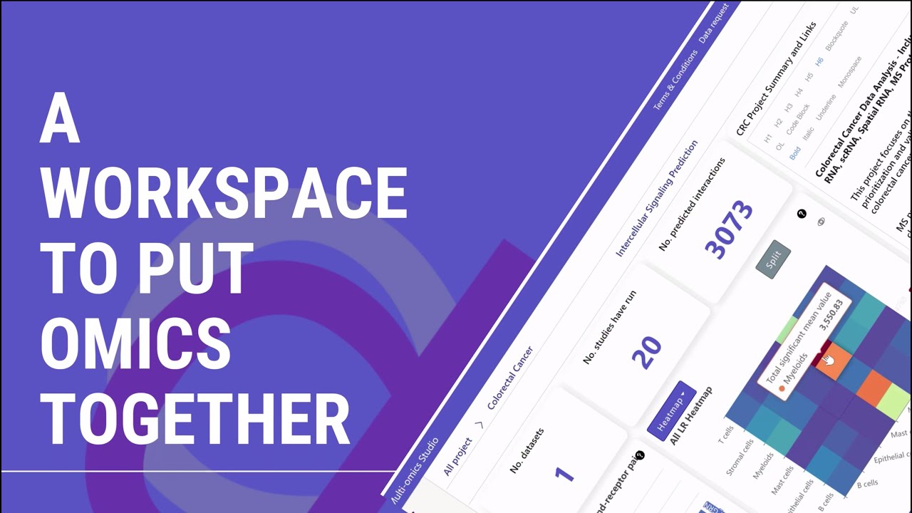 The Software You Need For Multi Omics Analysis & Data Integration | CDIAM Multi-Omics Studio