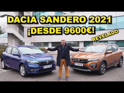 DACIA SANDERO y SANDERO STEPWAY 2021: PRIMER ENCUENTRO CON EL FUTURO LÍDER DE VENTAS del MERCADO