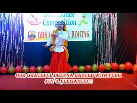 ✨ Our Graceful Deepna Danced with Joy! | Solo Dance Performance | Admissions Open 💃