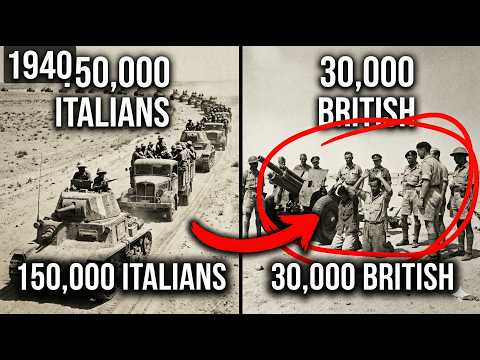 Italian Forces Outnumbered the British 5-to-1 in Africa — Then Something Unexpected Happened