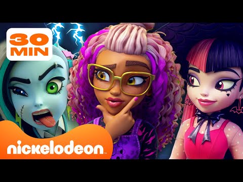 Monster High | 30 MINUTOS dos MELHORES Momentos de Todos os Tempos de Monster High! 🦇 | Nickelodeon