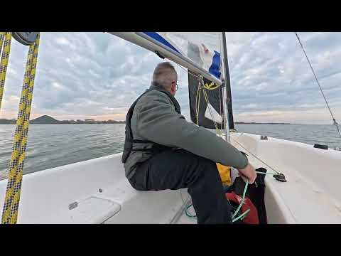 Velejada com Flash 135 no Rio Araranguá | Vela em Santa Catarina