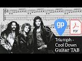 Triumph - Cool Down Guitar Tabs [TABS]