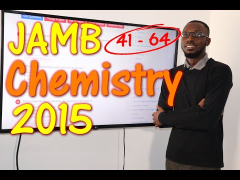 JAMB CBT Chemistry 2015 Past Questions 41 - 64
