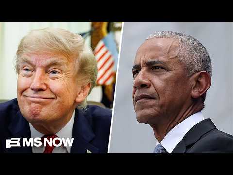 Trump's DERANGED OBSESSION with Obamas continues with FAKE and racist post