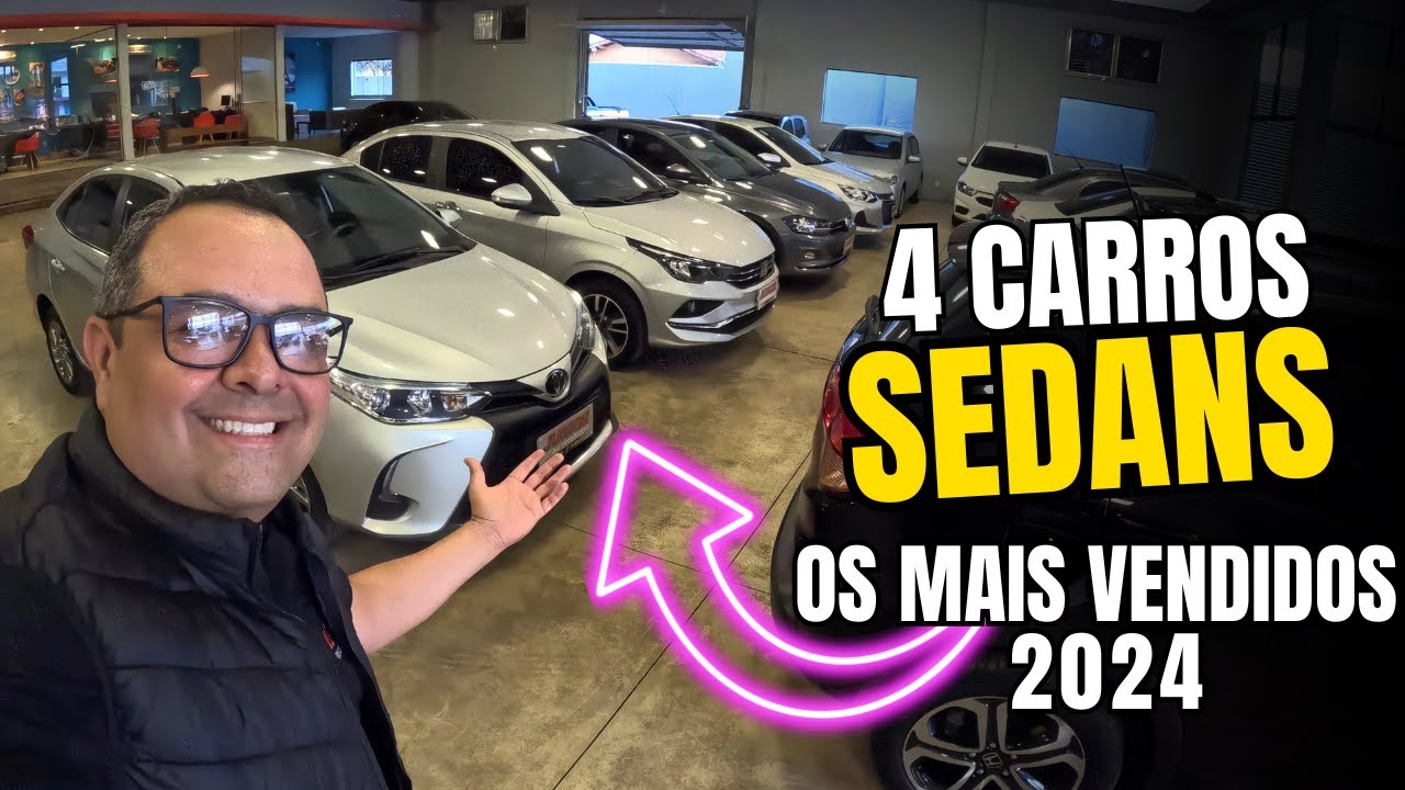 Veja quatro opções de carros sedans compactos que disputam a sua atenção na hora da compra