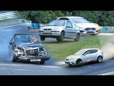NÜRBURGRING  ALMOST CRASH  &  FAIL  2025 Tourist Drives Nordschleife