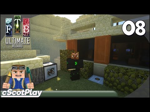 FTB Ultimate Reloaded w/ cScot : Ep 08 – IC2 MFE and Steve’s Carts