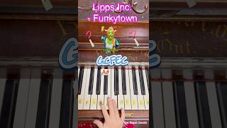 Lipps Inc. - Funkytown 😘💋 Easy Piano Song 🎶 #piano #easypiano #love #lippsinc #funkytown #sherk