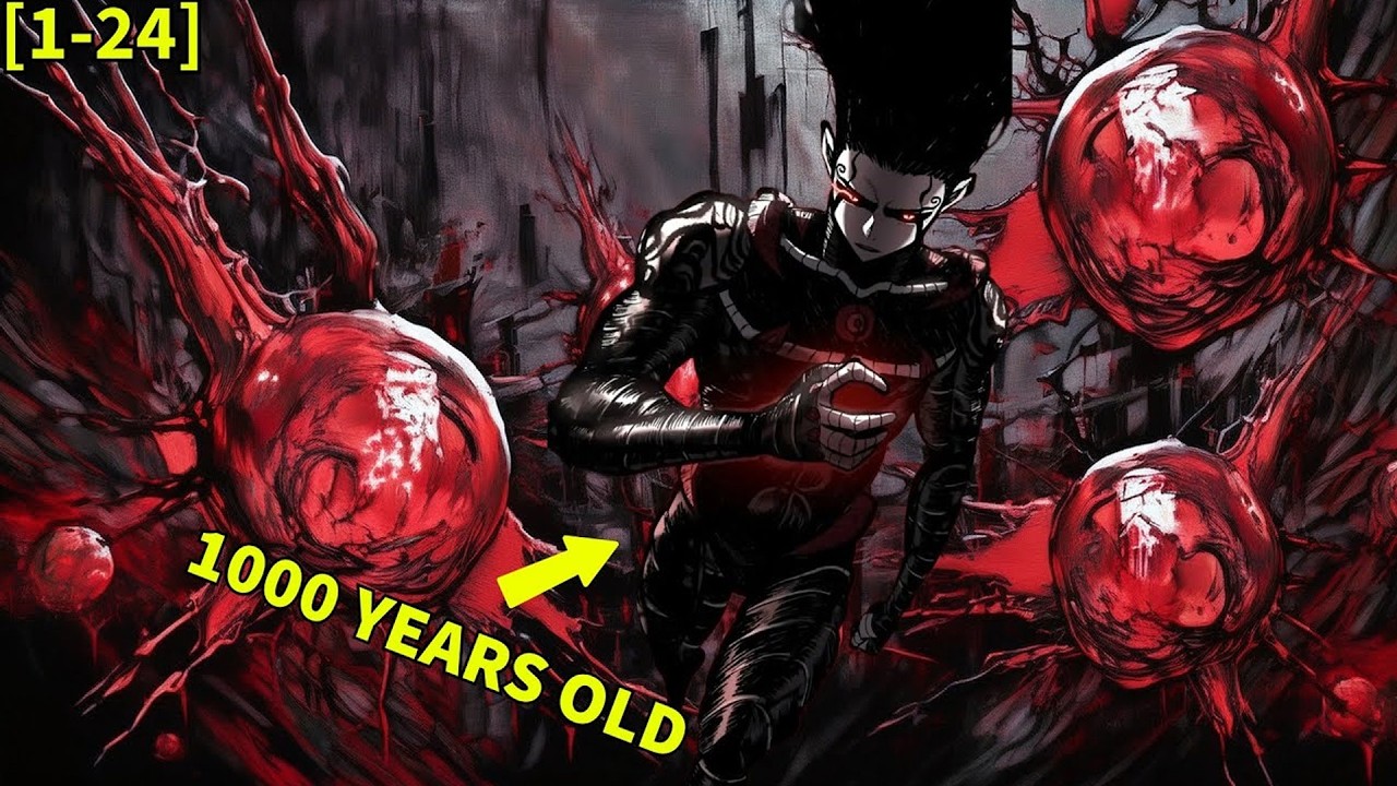 [1–24] Cursed Runes Forced Him to Train for 1000 Years | Manhwa Recap