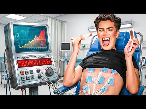 PREGNANCY SIMULATOR MAKEUP CHALLENGE! 🤰🏻