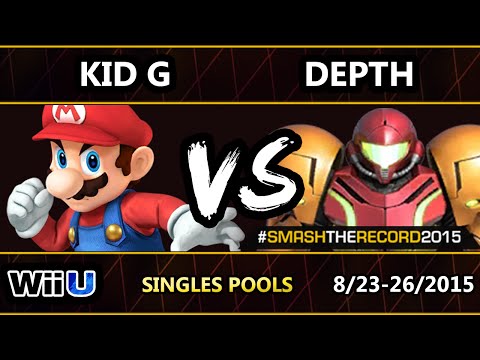 STR2015 - Kid G (Mario) Vs. Depth (Samus) SSB4 Pools - Smash Wii U - Smash 4