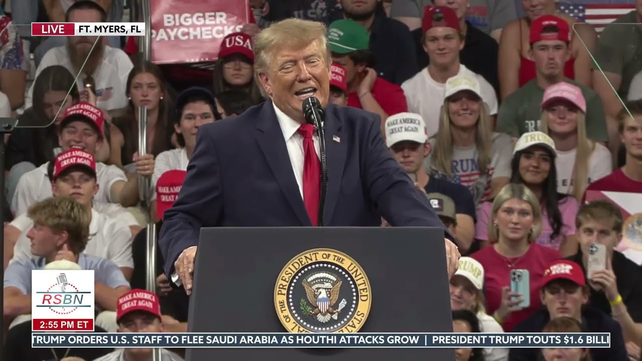 FULL SPEECH: President Trump Speaks to HUGE crowds at Rally in Fort Myers, FL  - 10/23/2026