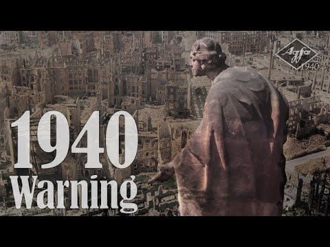 German Newsreel with orig. ENGLISH COMMENTARY ATW  Nr. 4, 1940 + Color footage after fire bombing