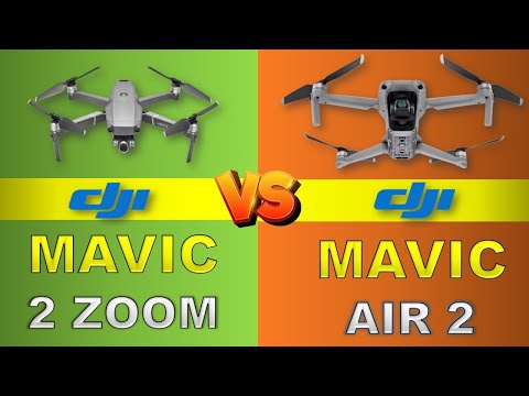 DJI MAVIC 2 ZOOM VS DJI MAVIC AIR 2
