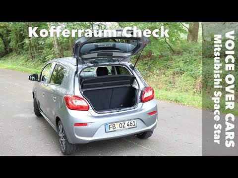 2019 Mitsubishi Space Star Kofferraum Check Test Review Platz Volumen Ladekantenhoehe