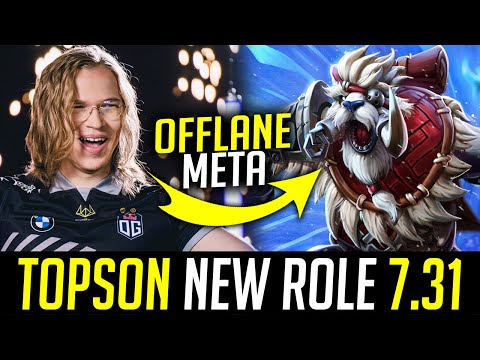 Topson boosting his MMR with OFFLANE heroes DOTA 2