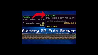How to EASILY get MAX Alchemy w/ an auto brewer | Hypixel Skyblock