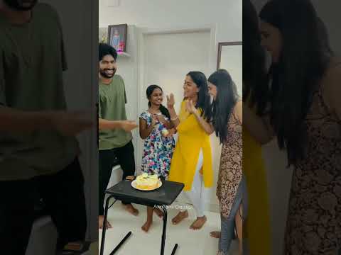 Kaveri Birthday Celebration with mahanadhi friends#kaveri #birthday #celebration #shortfeed