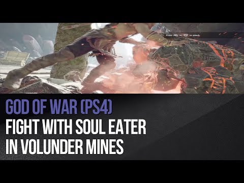 God of War (PS4) -  Fight with Soul Eater in Volunder Mines
