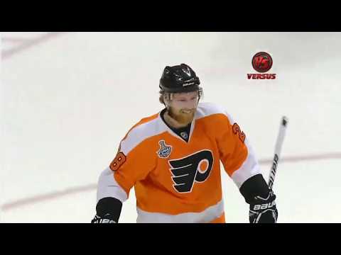 Claude Giroux Goal - Game 4, 2010 Stanley Cup Final Blackhawks vs. Flyers