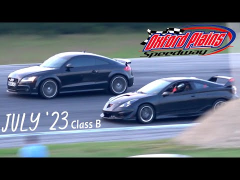 Spectator Drags Class B at Oxford Plains Speedway Motor Mayhem #2 July  2023