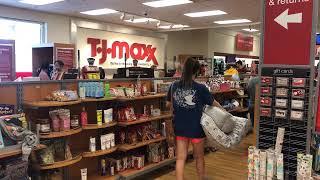 Stores filled with shoppers after the opening of certain stores