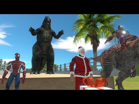SANTA CLAUS DEATH RUN | Animal Revolt Battle Simulator