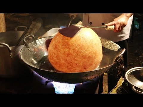 Vietnam Street Food 2018 - Fried Sticky Rice Ball - Xoi Chien Phong