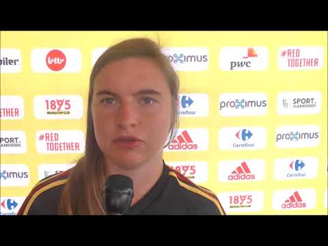 Davinia Vanmechelen voor Moldavië - België op 05.06.2018