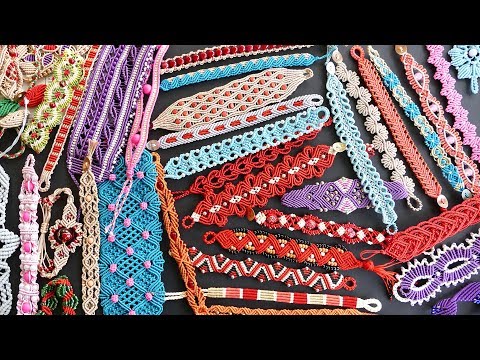 Spiral Macrame Patterns DIY Macrame Spiral Bracelets