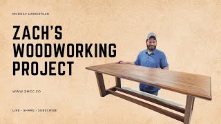 Woodworking Project Completed | Trapezoid Coffee Table