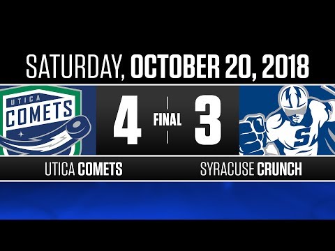 Comets vs. Crunch | Oct. 20, 2018