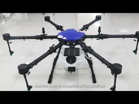 Tutorial video || Hexacopter agricultural drone installation with EFT EP drone frame