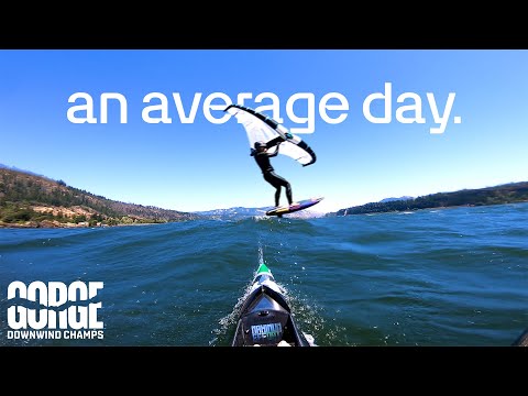 An average day at the Gorge Downwind Championships.