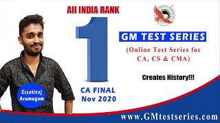 CA Final Results are out for Nov 2020