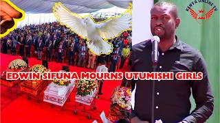 Listen to Edwin Sifuna Remarks during Utumishi Girls requiem mass in Gilgil Stadium 