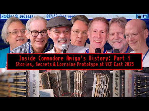 Inside Commodore Amiga's History Part 1: Stories, Secrets & Original Lorraine Prototype at VCF East
