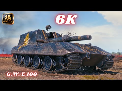 G.W. E 100  6K Damage 4 Kills Arty World of Tanks