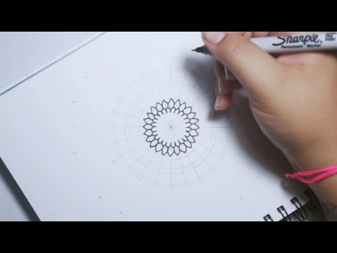 Como Hacer Mandala con acuarelas | Mandala with watercolors!!! | Shantal Art
