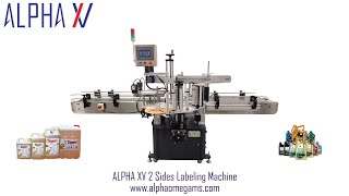 Jual ALPHA XV 2 Sides Labeling Machine Oleh PT. Alpha Omega Makmur ...