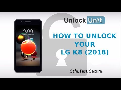 HOW TO UNLOCK LG K8 (2018)